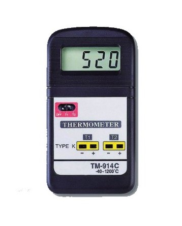 Digitales Thermometer für zwei Sensoren